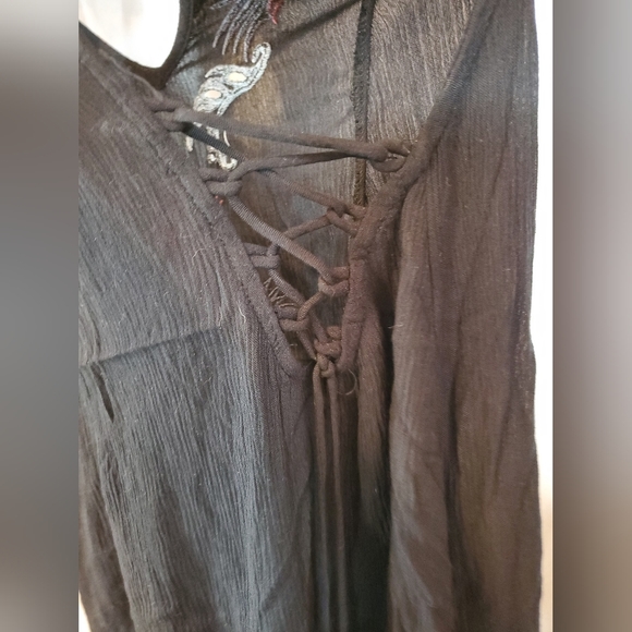 FREE People adelaide festival slip Embroidered Mini Dress. Womens small. EUC - Picture 9 of 15